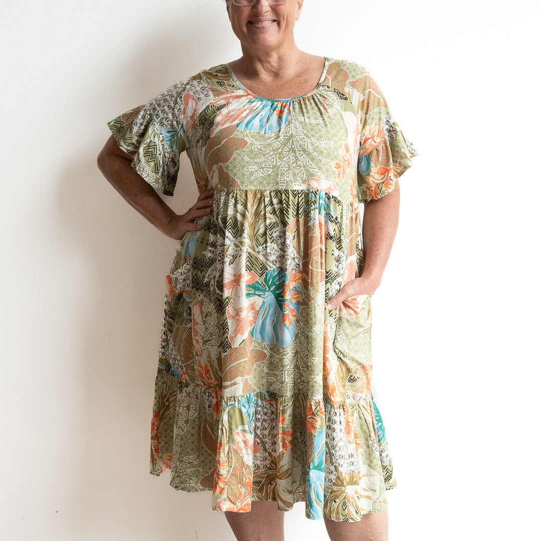 Smock beach dress best sale