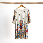 Bell Sleeve Shift Dress - Pellion - 40335