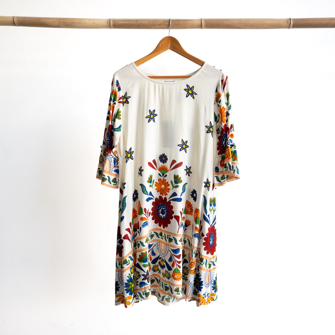 Bell Sleeve Shift Dress - Pellion - 40335