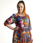 Bishop Sleeve Dress by Orientique Australia - Salvador - 81326