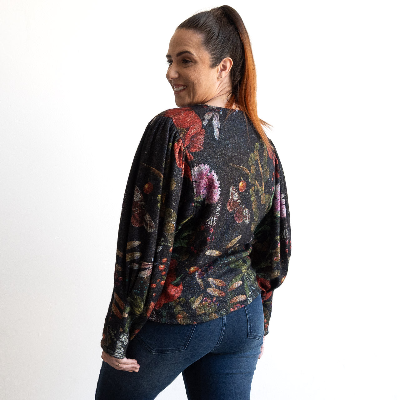 Blouson Knit Sweater Top by Escape - Maguana - 62819