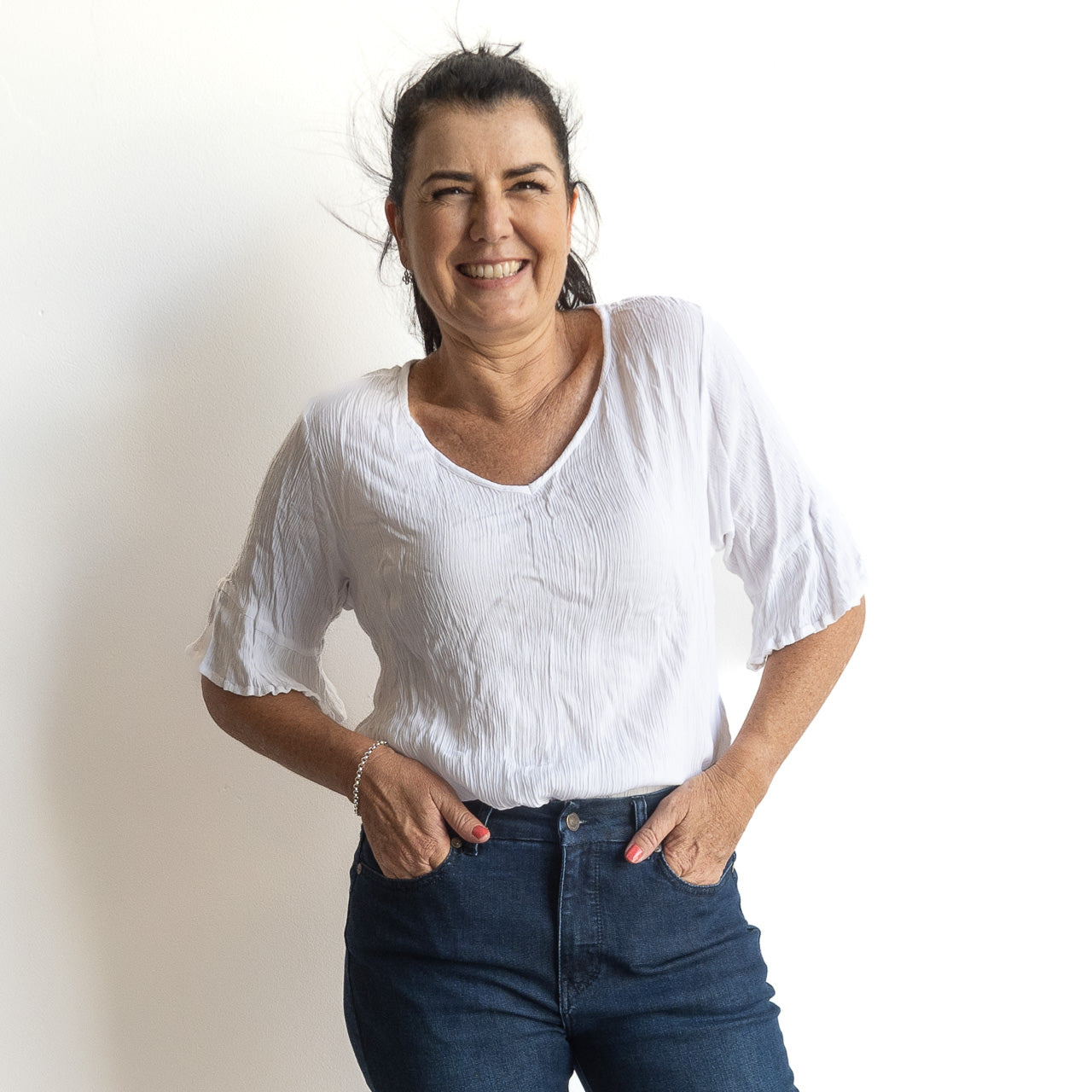 The Beach Blouse - White