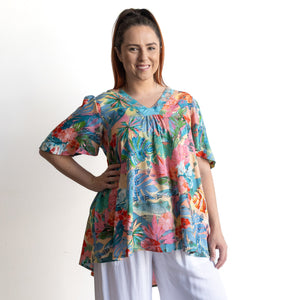 Breeze Blouse by Orientique Australia - Malvinas - 32442