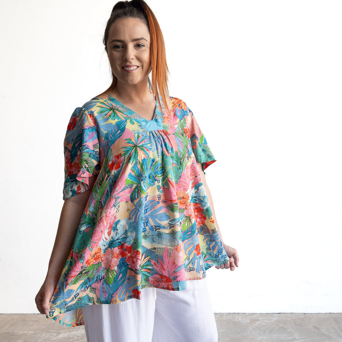Breeze Blouse by Orientique Australia - Malvinas - 32442