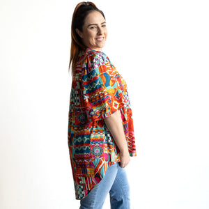Breeze Blouse by Orientique Australia - Peru - 72564