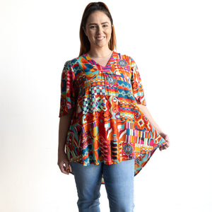 Breeze Blouse by Orientique Australia - Peru - 72564