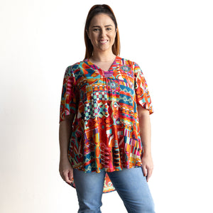 Breeze Blouse by Orientique Australia - Peru - 72564