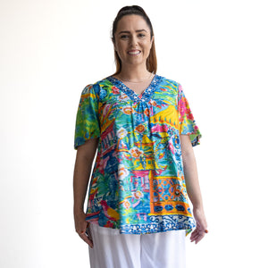 Breeze Blouse by Orientique Australia - Okayama - 42188