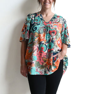 Breeze Blouse by Orientique Australia - Yakushima - 42127