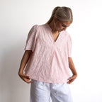 Broderie Pleat Blouse - 1362