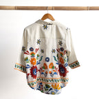 Button-through Blouse - Pellion - 42250