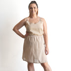 Cotton Half Slip Skirt