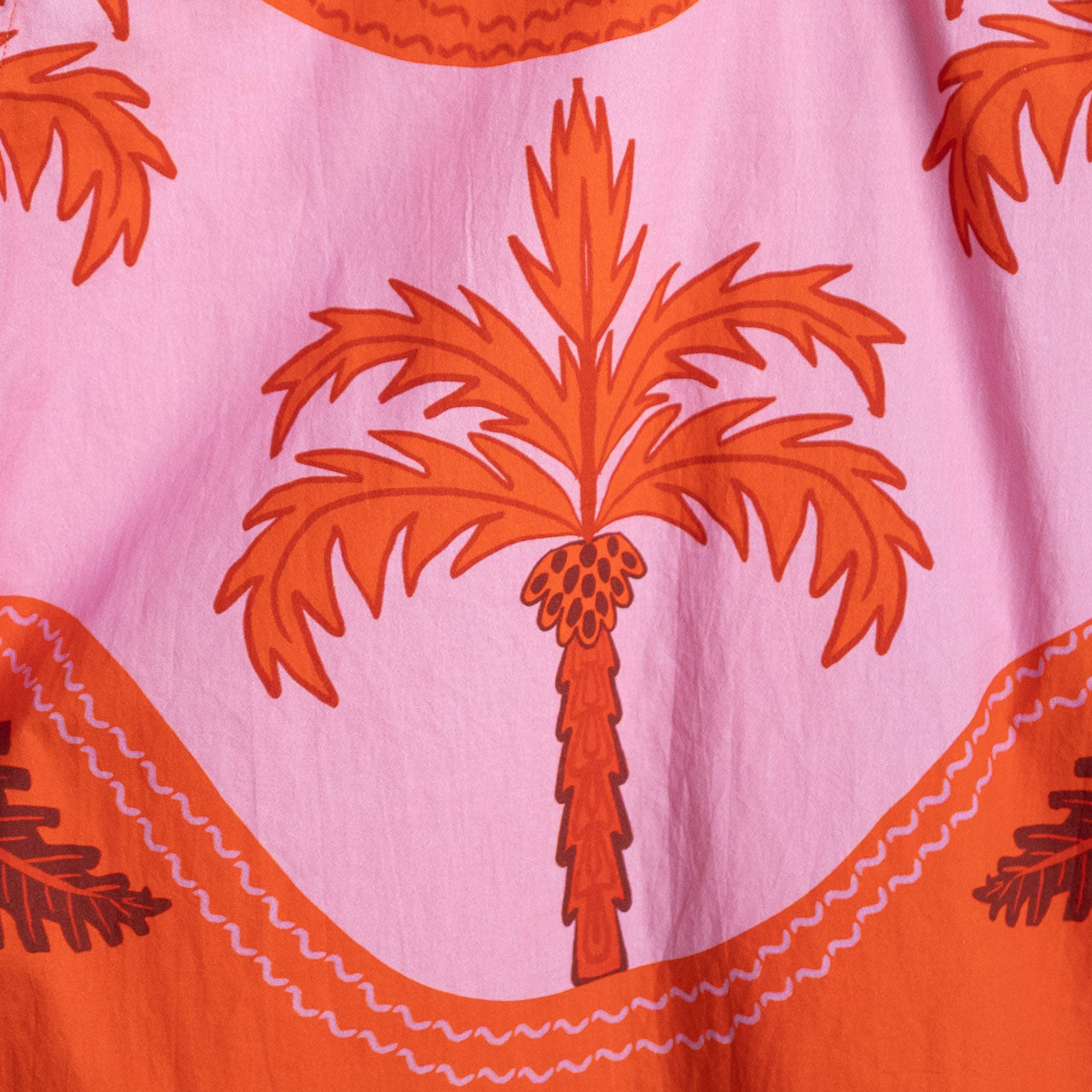 Resort Cotton Shirt Dress by Escape - Celeste Orange - 30144