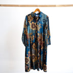 Chambray Maxi Shirt Dress by Orientique - Maluku - 21469