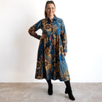 Chambray Maxi Shirt Dress by Orientique - Maluku - 21469