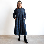 Chambray Midi Shirt Dress by Orientique - Tabriz - 21463