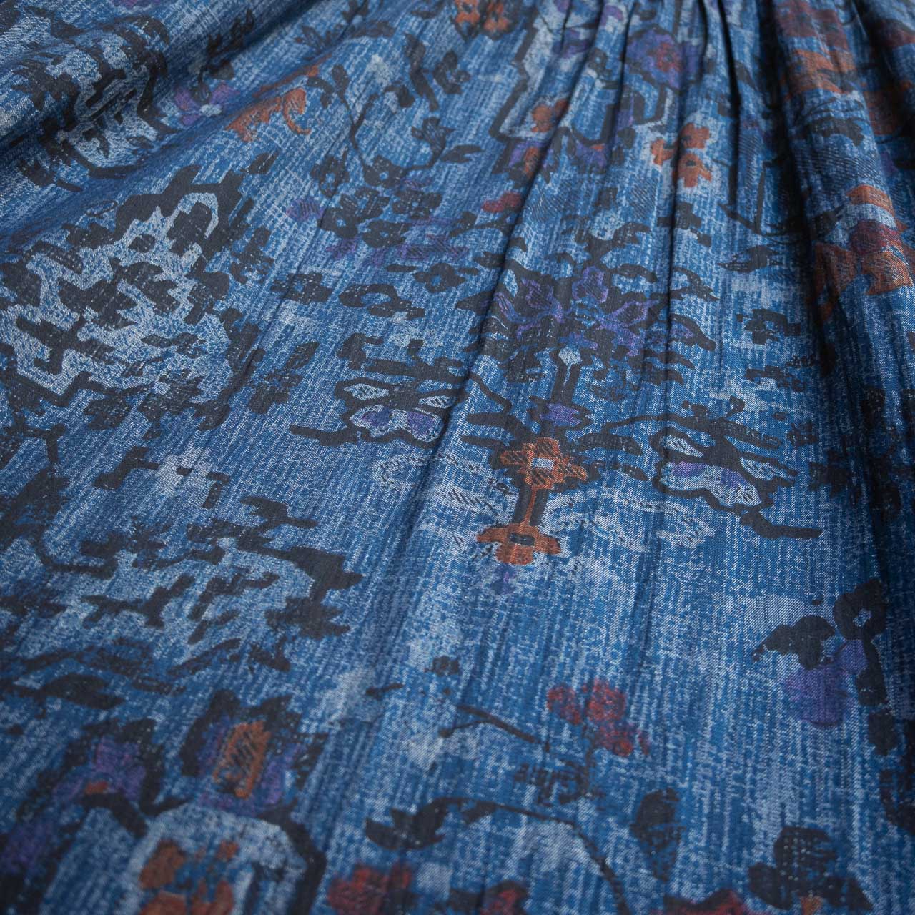 Chambray Midi Shirt Dress by Orientique - Tabriz - 21463