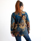 Chambray Pocket Shirt Blouse by Orientique - Maluku - 23122