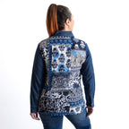 Chambray Shirt Blouse by Orientique - Bhadoi - 92145