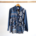 Chambray Shirt Blouse by Orientique - Bhadoi - 92145