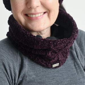 Chenille Cable Knit Neck Warmer by XTM Australia -  KOBOMO