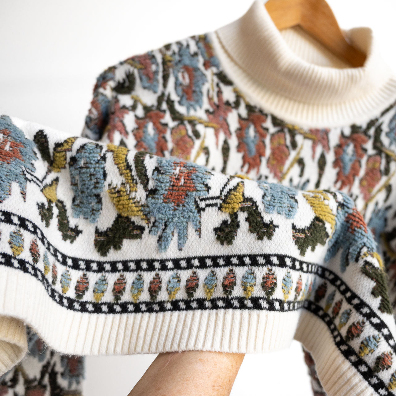Chenille Knit Oversized Jumper by Escape - Crème - 62821