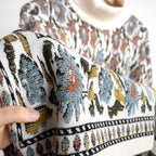Chenille Knit Oversized Jumper by Escape - Crème - 62821