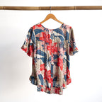 Chic Ruffle Hem Blouse - Cavailon - 42227