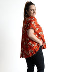 Chic Ruffle Hem Blouse by Orientique Australia - Saventa - 72560