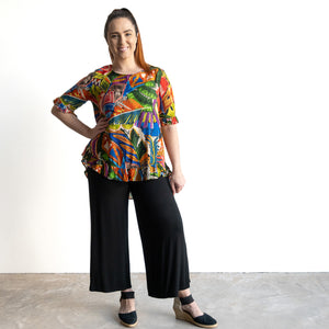 Chic Ruffle Hem Blouse by Orientique Australia - Torgua - 92122