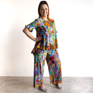 Chic Ruffle Hem Top by Orientique Australia - Ipanema  - 42184