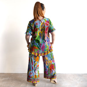 Chic Ruffle Hem Top by Orientique Australia - Ipanema  - 42184