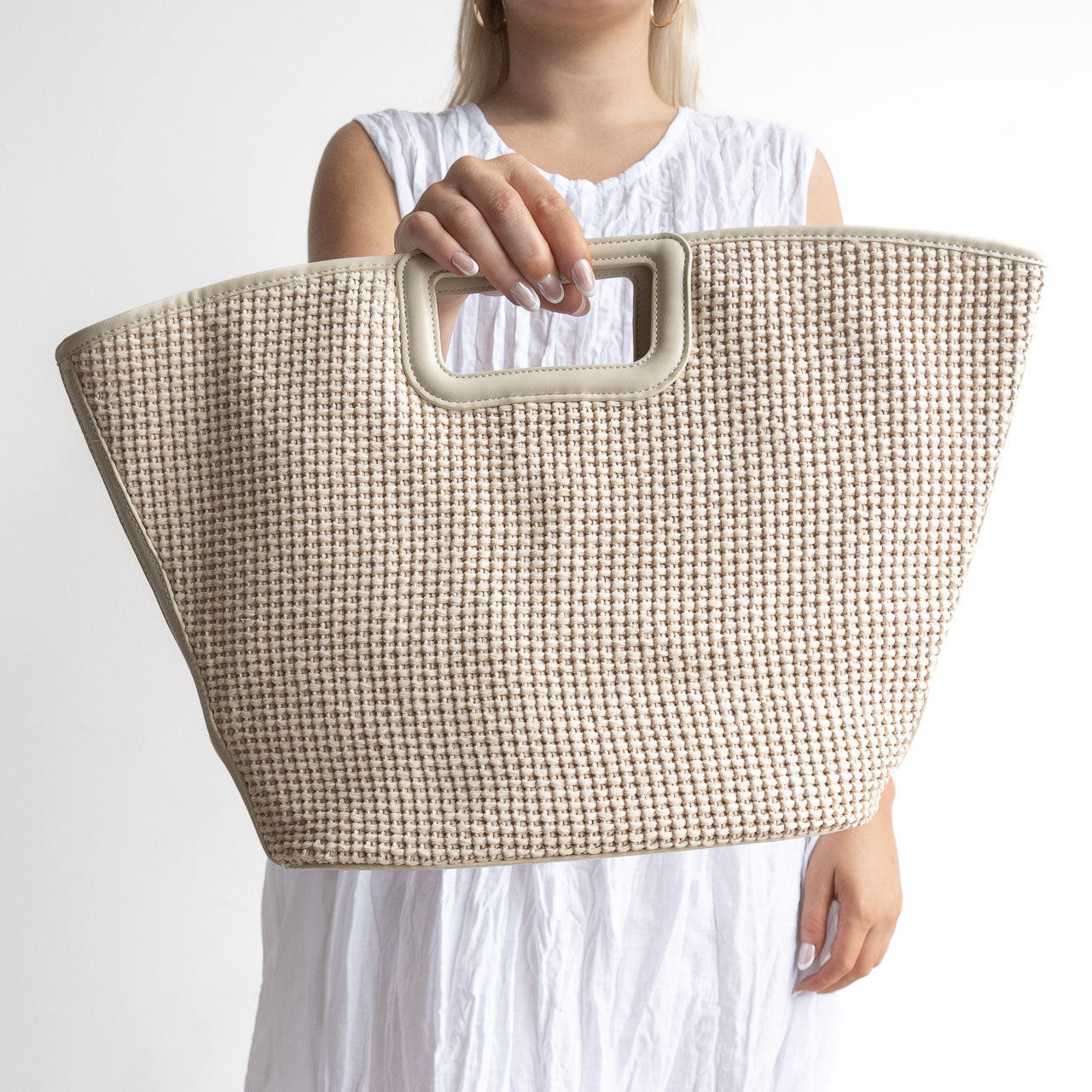 Chunky Weave Tote Bag