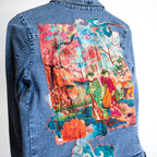 Classic Applique Denim Jacket by Orientique - Nippori - 62782