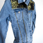 Classic Denim Applique Jacket by Orientique - Keqioa - 62804