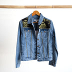 Classic Denim Applique Jacket by Orientique - Keqioa - 62804