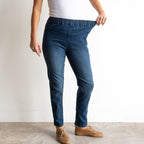 Classic Denim Stretch Jegging by Orientique - 9633