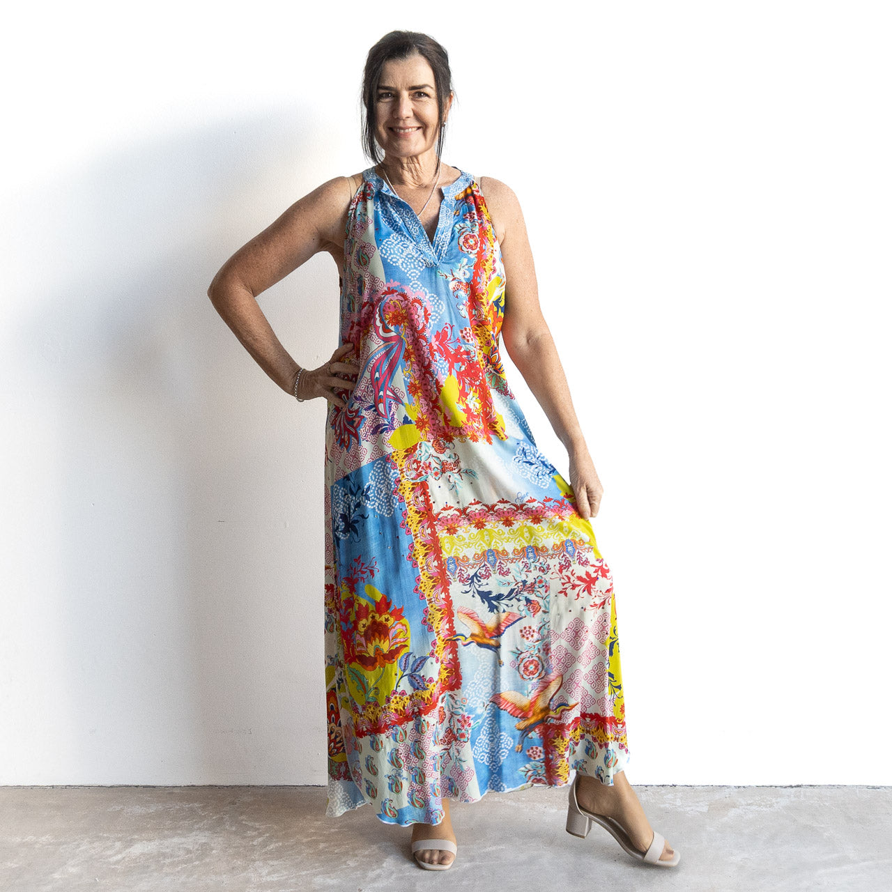 Cocktail Maxi Slip Dress by Escape - Daniella - 30140