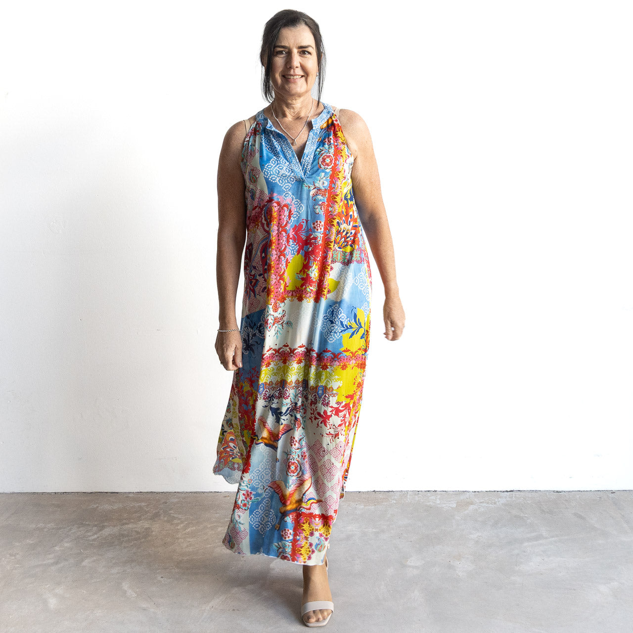 Cocktail Maxi Slip Dress by Escape - Daniella - 30140