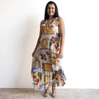 Cocktail Maxi Slip Dress by Escape - Felicia - 71563