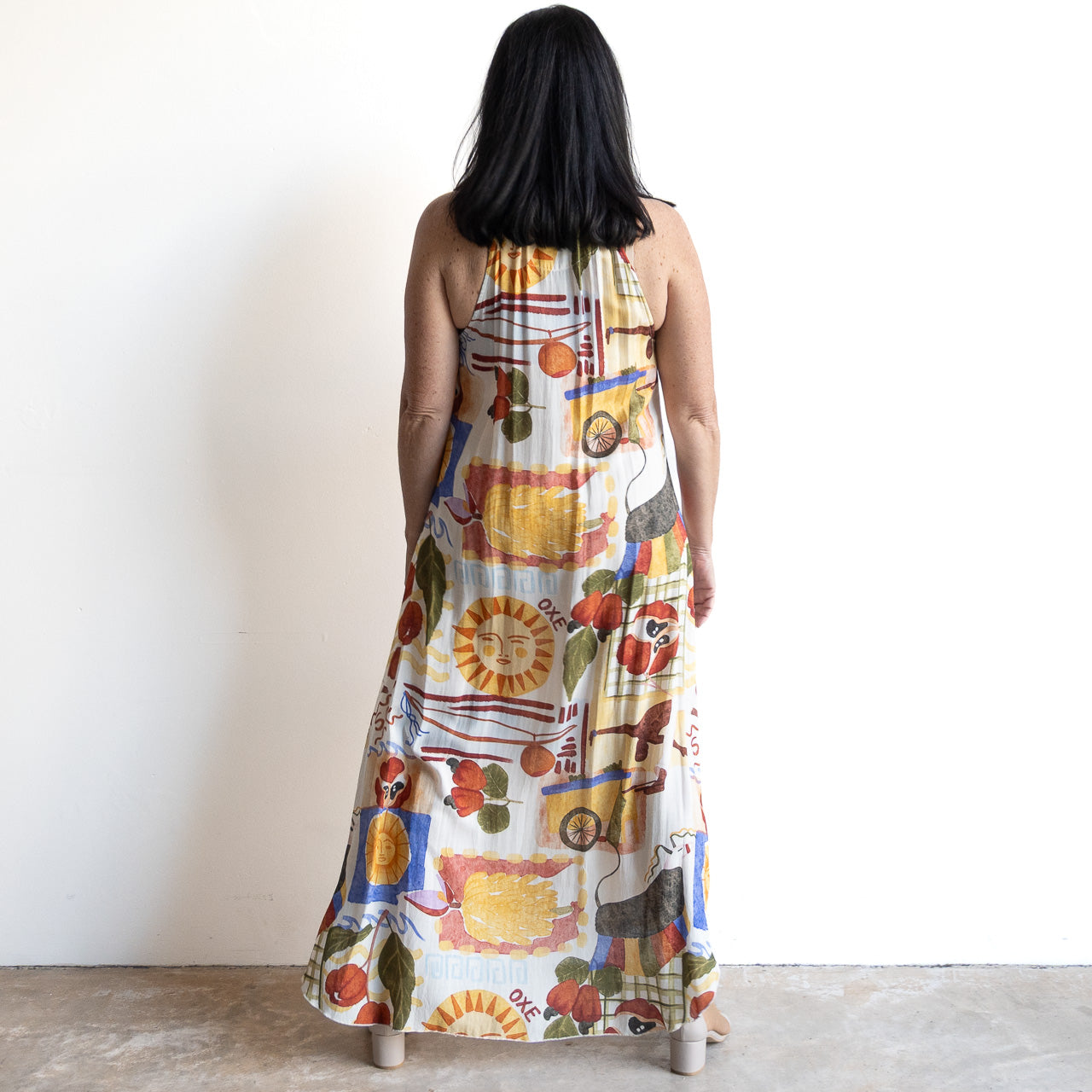 Cocktail Maxi Slip Dress by Escape - Felicia - 71563