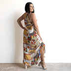 Cocktail Maxi Slip Dress by Escape - Felicia - 71563