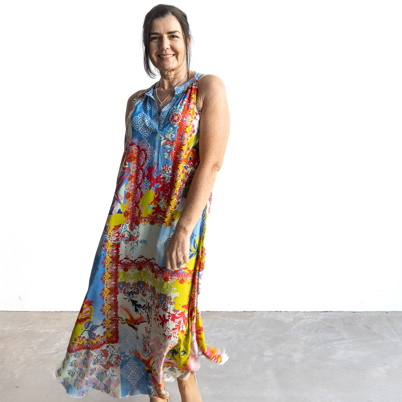 Cocktail Maxi Slip Dress by Escape - Daniella - 30140