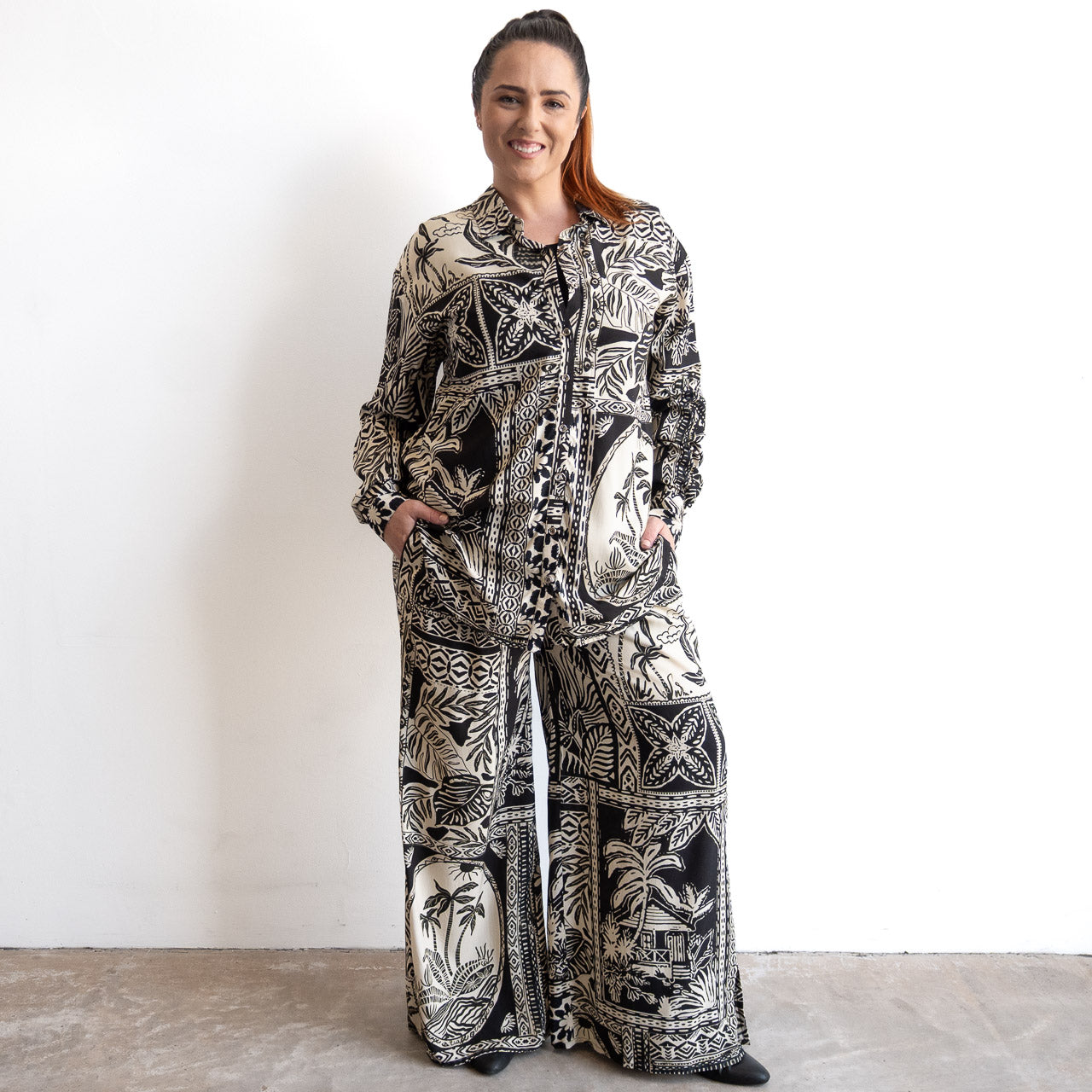 Collared Shirt Blouse by Escape - Mallorca - 32507