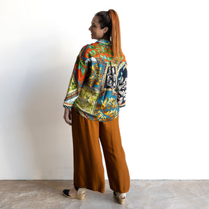 Collared Shirt Blouse by Orientique Australia - Cabo Fria - 42193