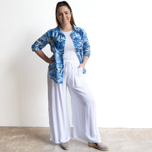 Collared Shirt Blouse by Orientique Australia - Okayama - 42189