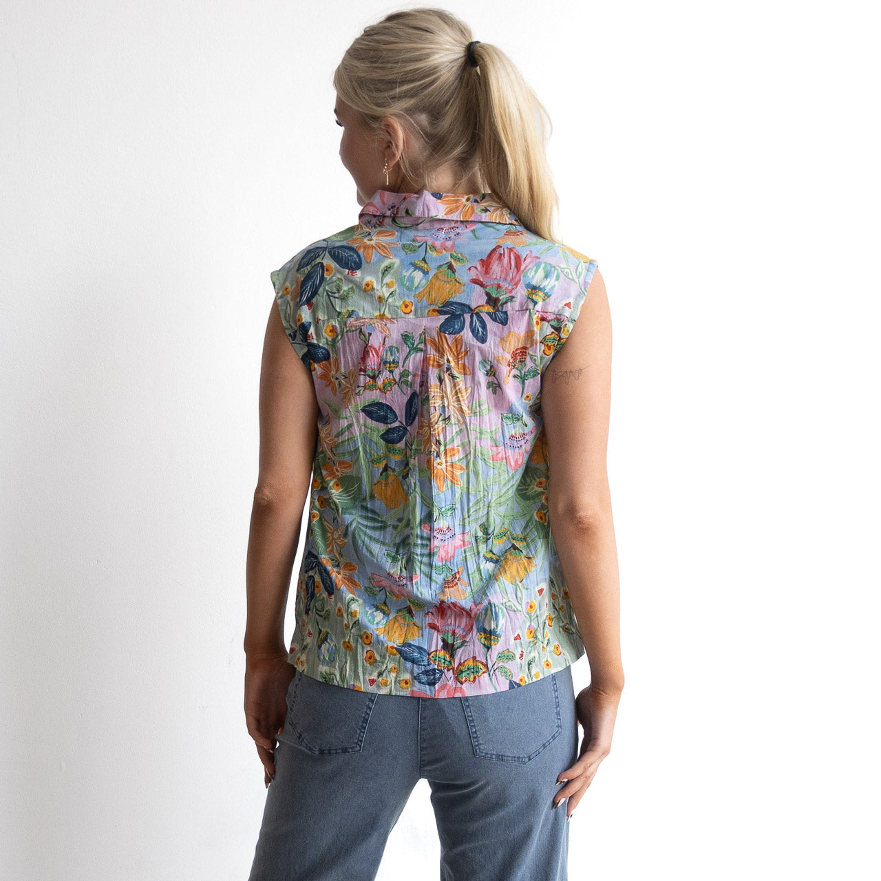 Collared Tank Top - Sur Mer - 92189