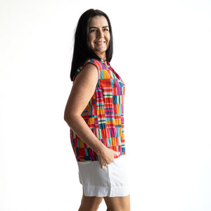 Collared Tank Top by Orientique Australia - Peru - 72563