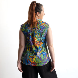 Collared Tank Top by Orientique Australia - Zapallar - 82217