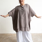 Come Fly With Me Layered Cotton Kaftan Top